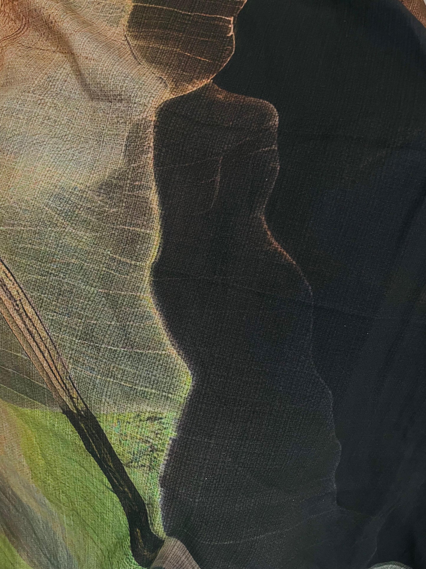 “Ethereal Floral Shadow Bedsheet”