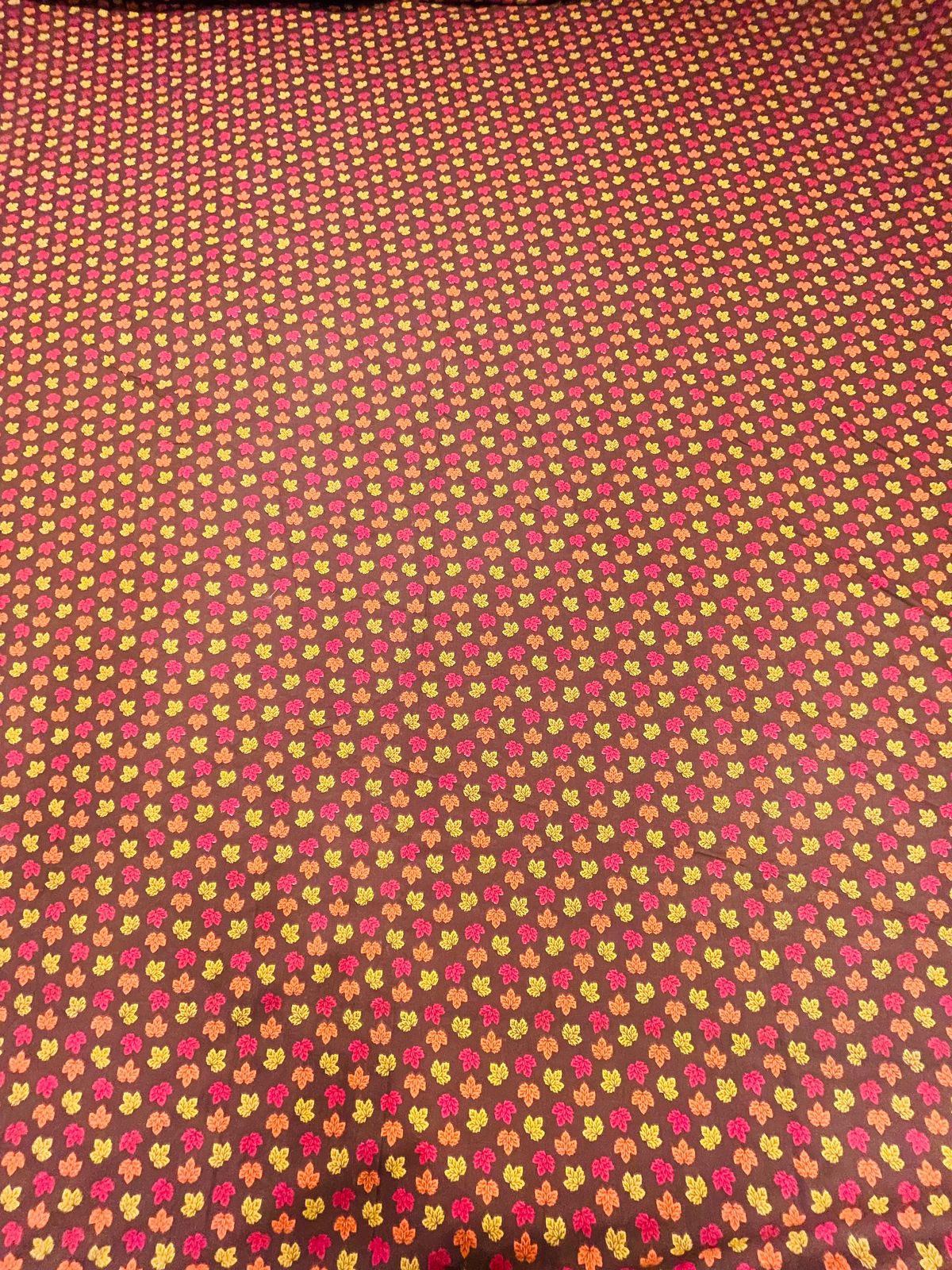 Traditional Block Print Style Bedsheet – Warm Tones
