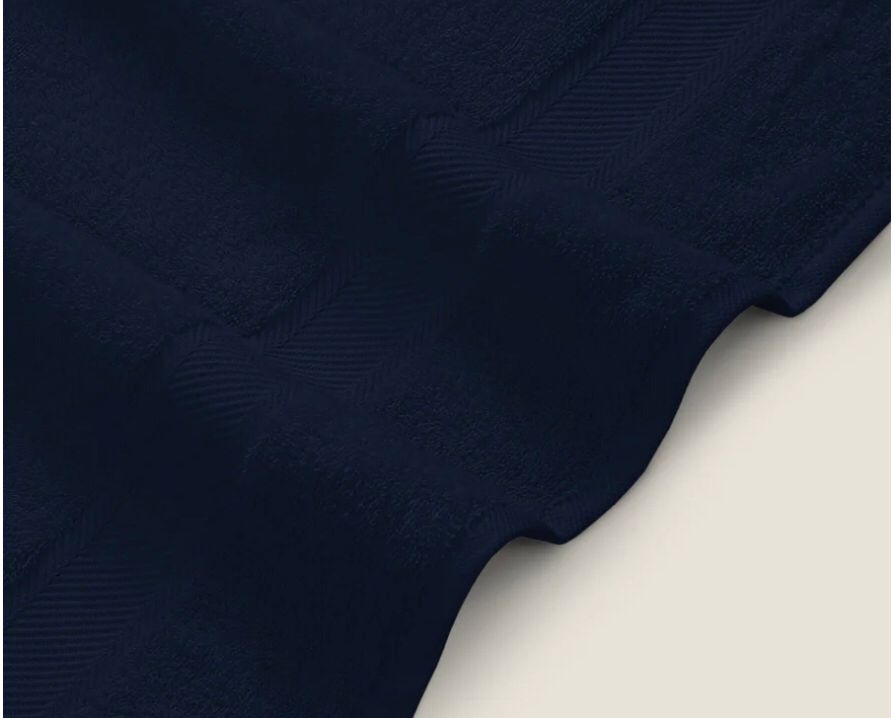 Luxury Cotton Towels - Navy (Pack of 2)