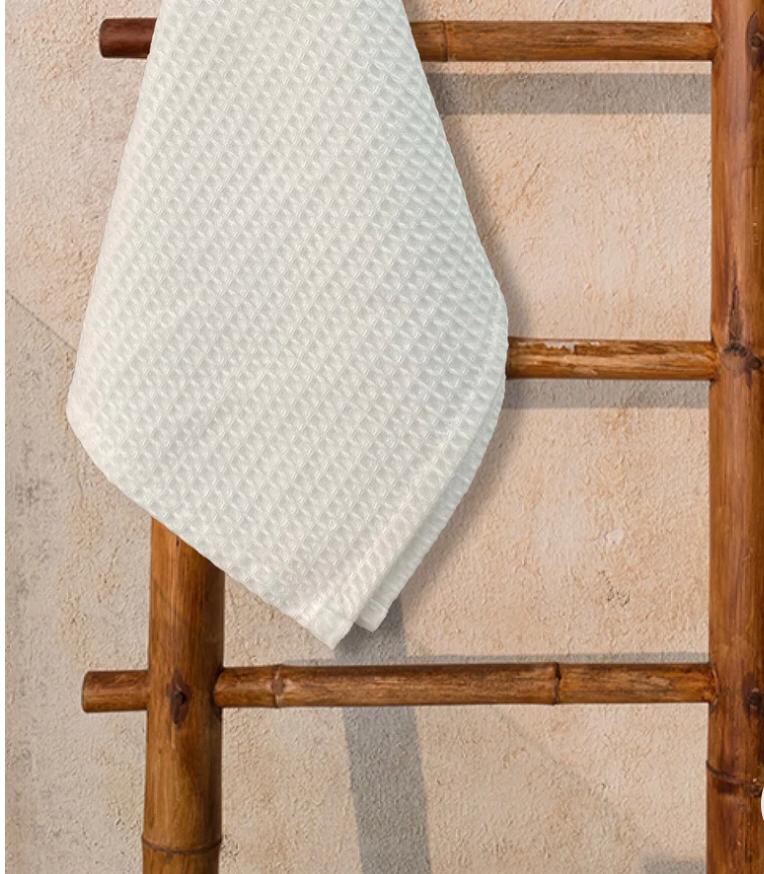 White Waffle Hand Towel