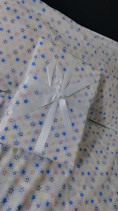 Soft Star Pattern Bedsheet for Peaceful Sleep