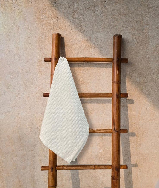 White Waffle Hand Towel